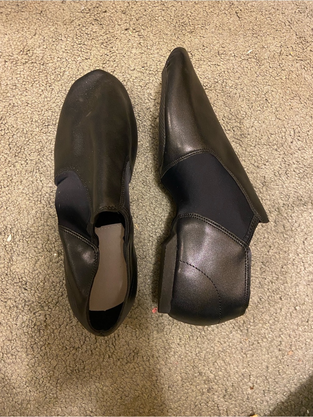 Women’s Black Slip-On Jazz Shoes
